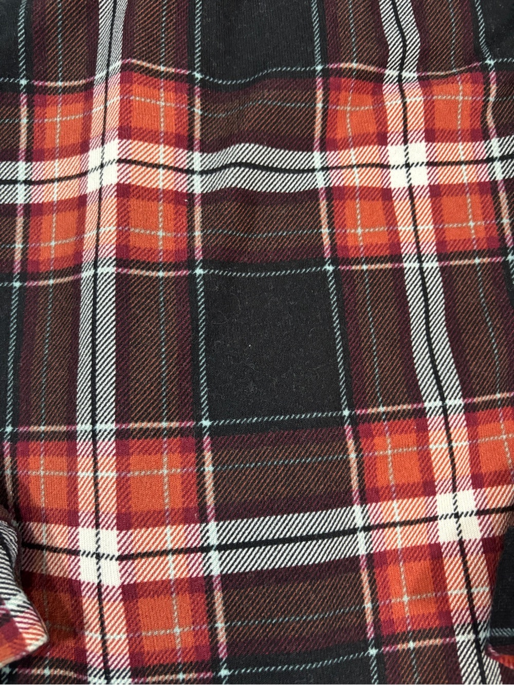 Eden & Olivia Soft Plaid Button Up Flannel Shirt Women’s XL Brown Buffalo Check - Picture 10 of 10